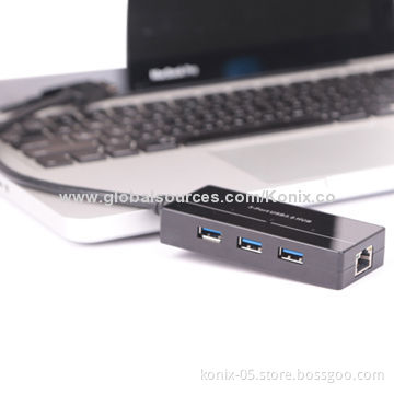 Buying the cheapest 3-port USB 3.0 hub with one external adapterNew